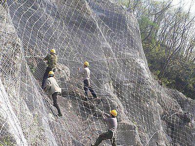 邊坡錨固防護網